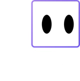 Our mascot, Apollo, poking out from behind the footer Element.